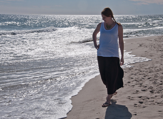 A Walk Along the Beach