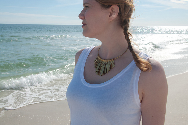 Brass Necklace by Soko