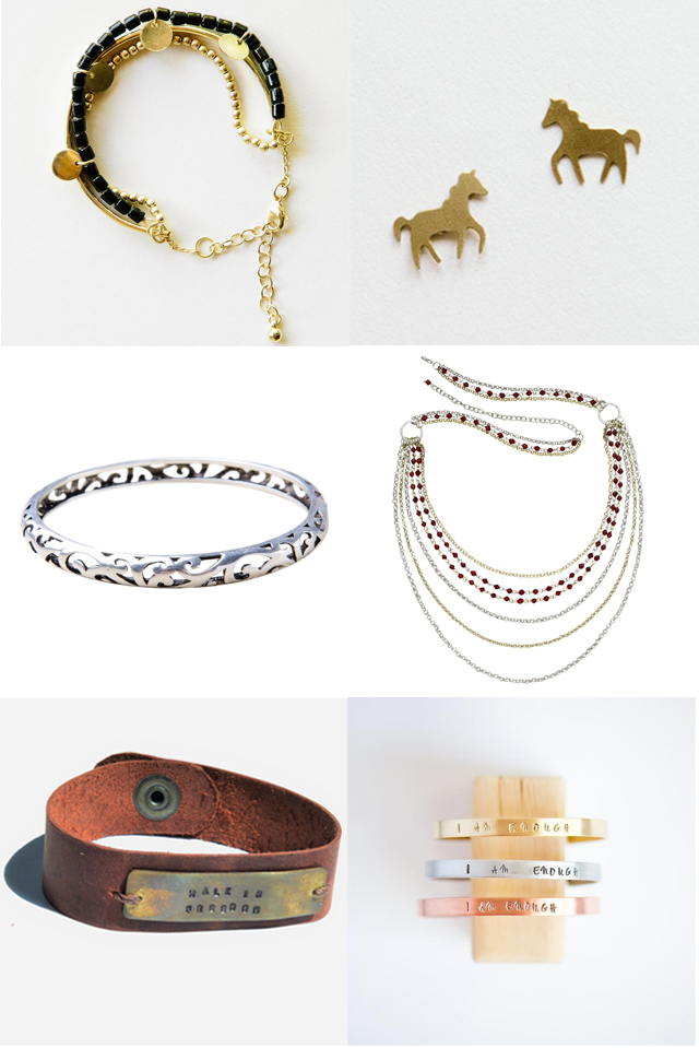 Earrings, Bracelets, and Necklaces from Sustainable Brands