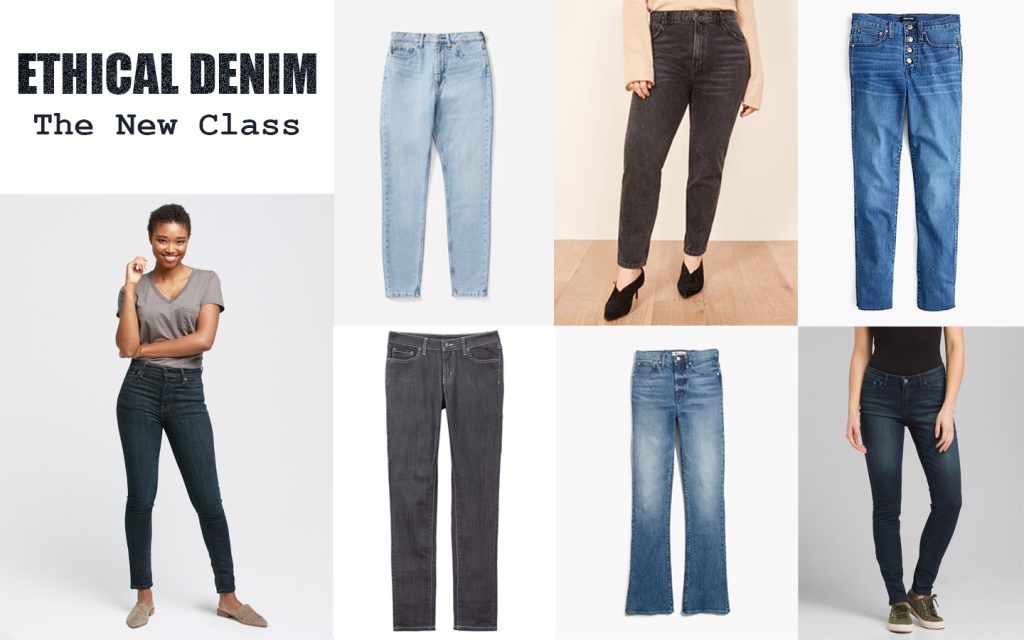 7 pairs of women's jeans from sustainable fashion brands
