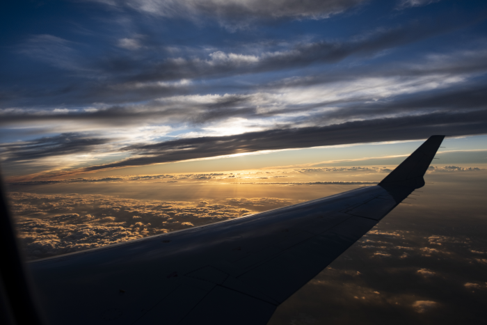 Airplane wing. Photo by Paul Nicholson.